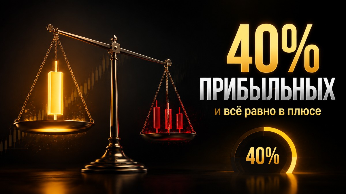 Винрейт против R:R: почему 40% прибыльных сделок бывает достаточно
