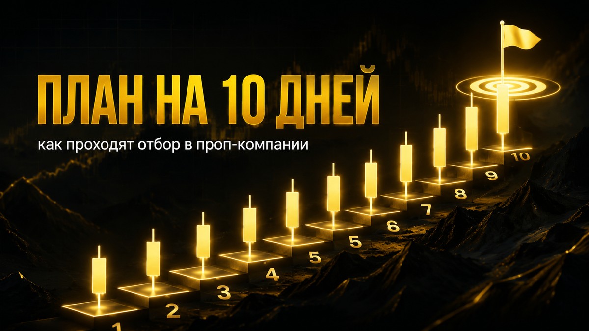 Как пройти отбор в проп-компании: план на 10 торговых дней